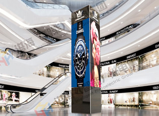 LED旋轉(zhuǎn)屏優(yōu)勢與特點，高鐵站、飛機場、商場是否適合？